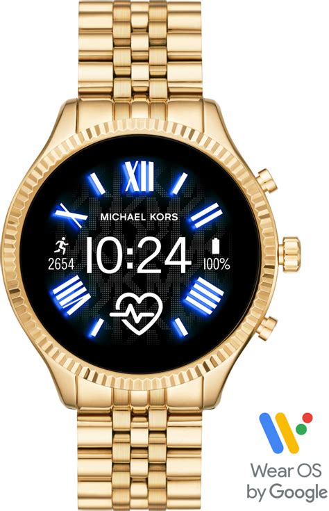 michael kors mkt5078 lexington smartwatch in gold|Gen 5 Lexington Gold.